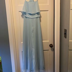 Jr Bridesmaid Dress from JJ house , sky blue NWT